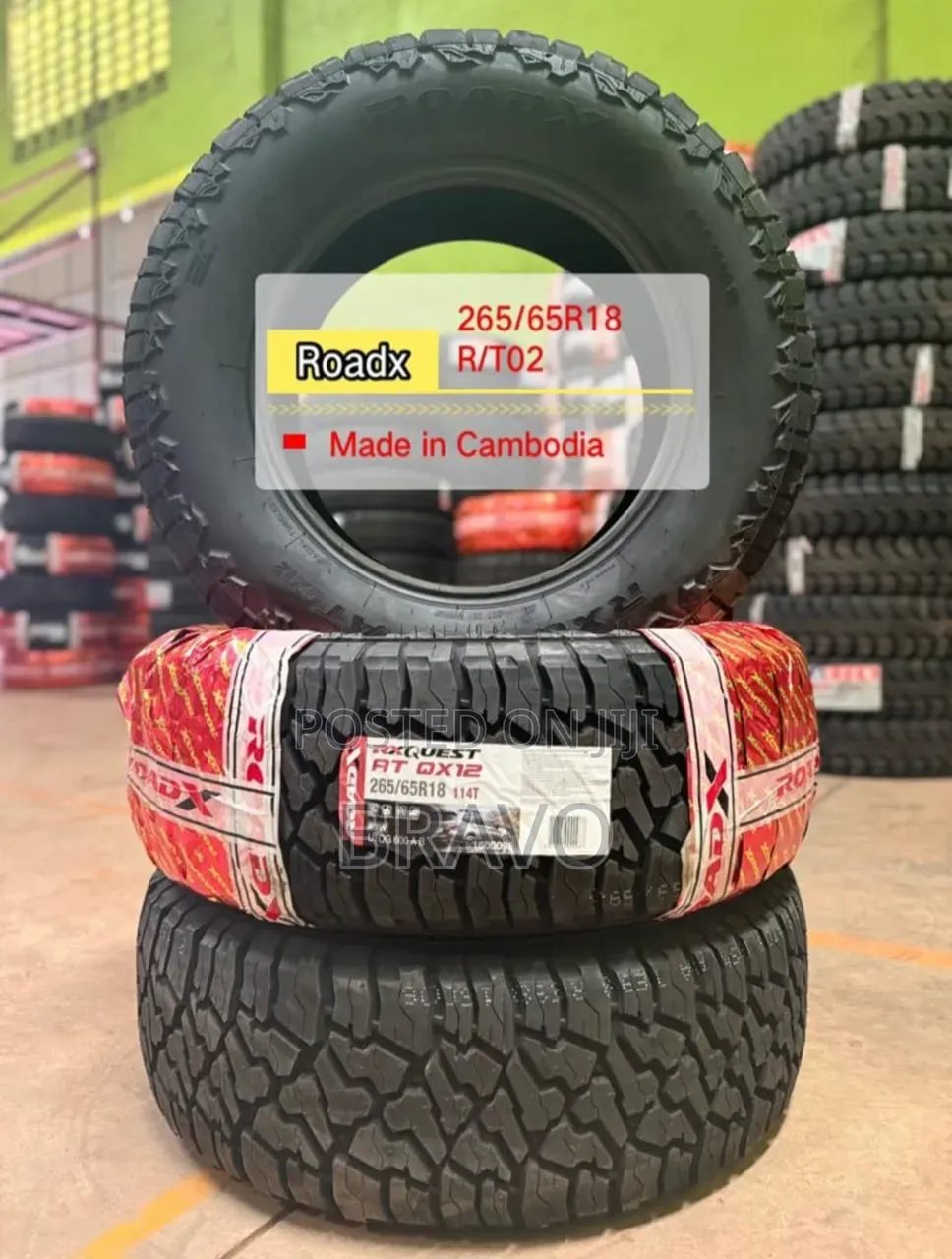 265/65r18 R/To2 Tyres From Cambodia
