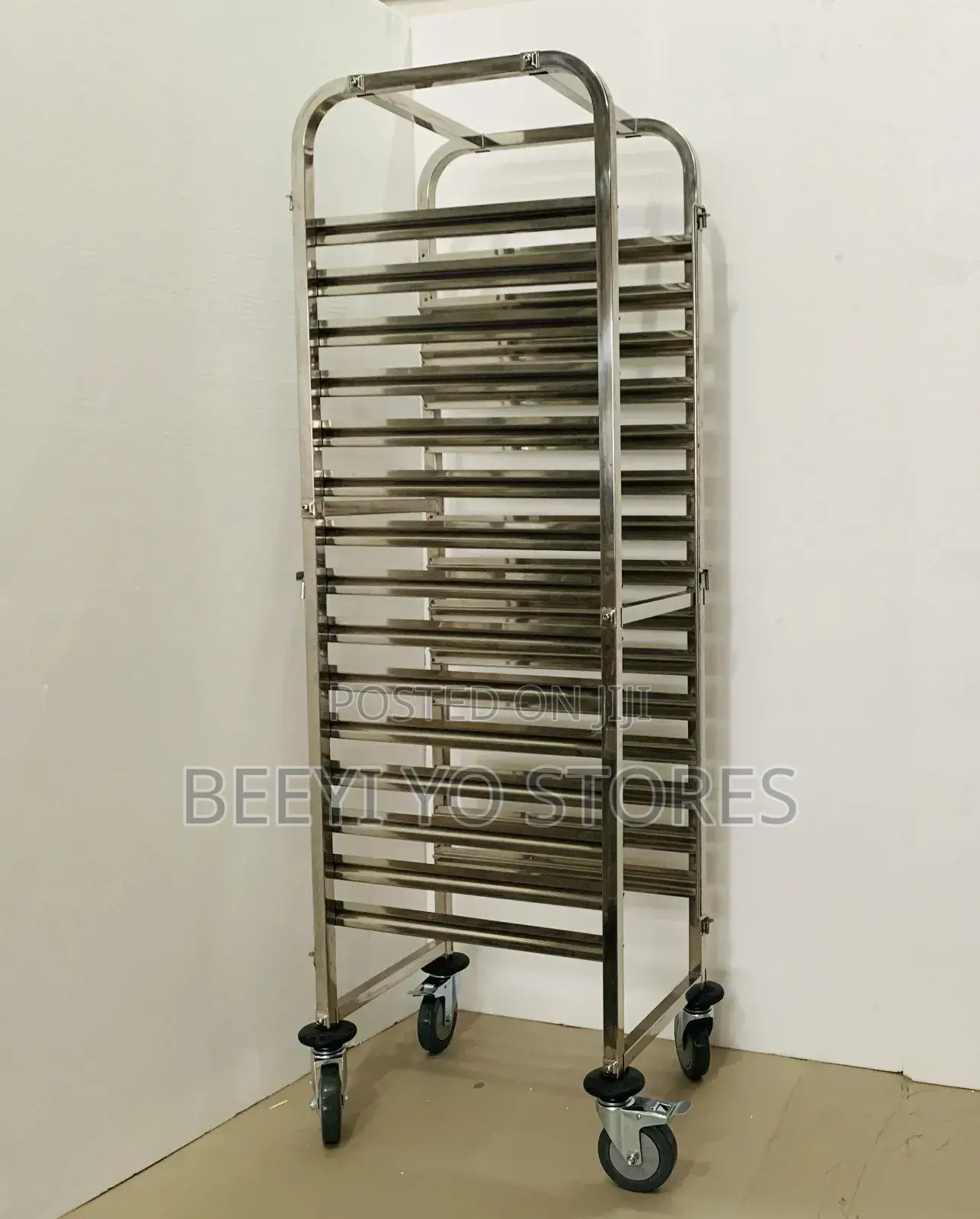 Professional Stainless Steel Tray Trolley