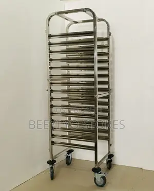 Professional Stainless Steel Tray Trolley