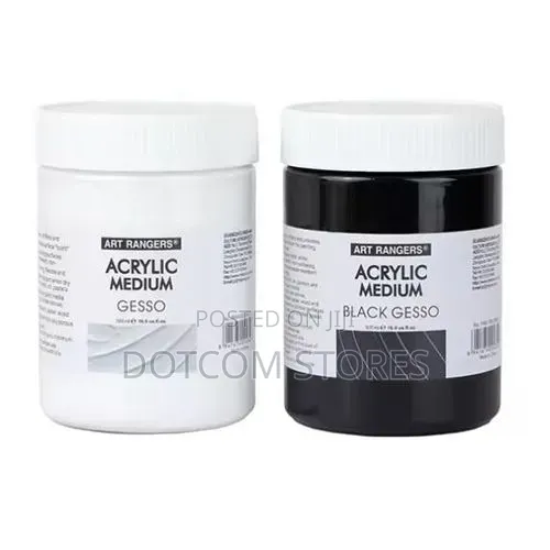Art Rangers Black Gesso 500ml Acrylic Medium