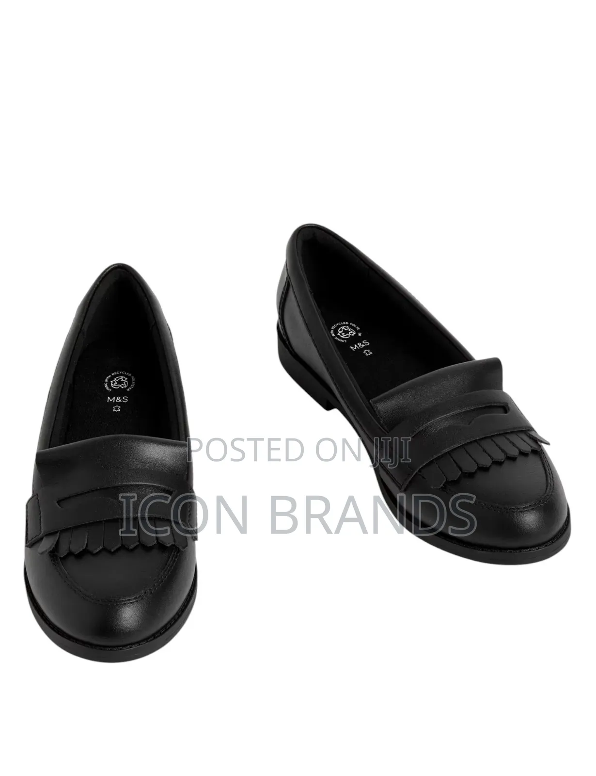 M S Kids-Leather-School-Loafers