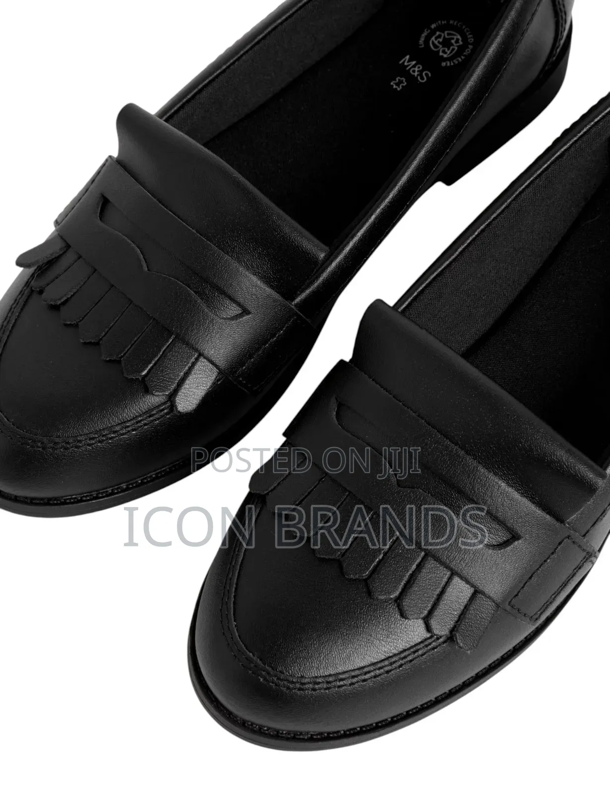 M S Kids-Leather-School-Loafers