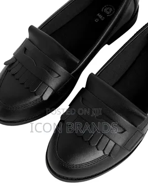 M S Kids-Leather-School-Loafers