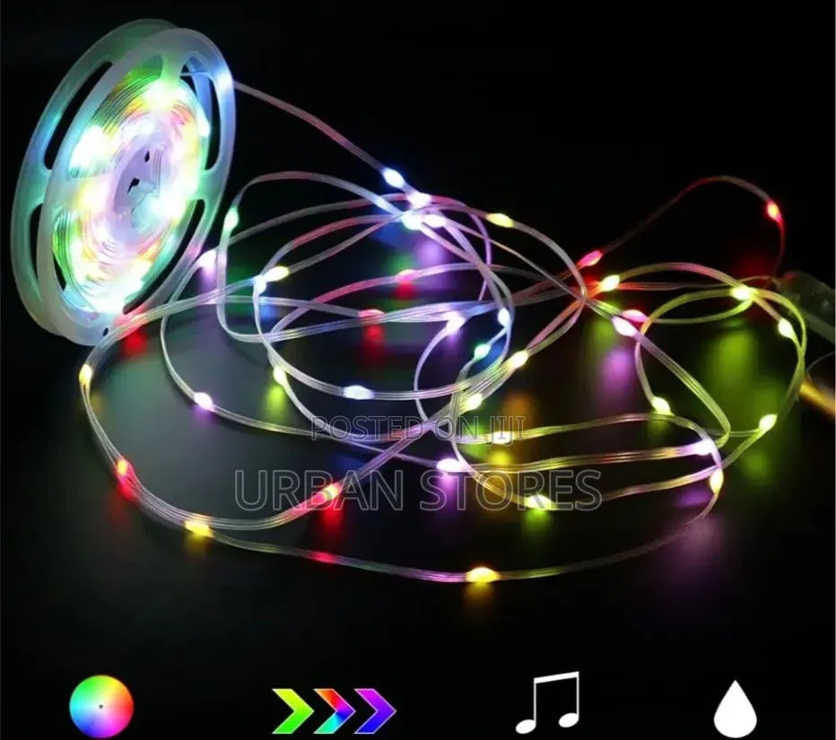 10m USB RGB Led Strip Light With App Control and Remote