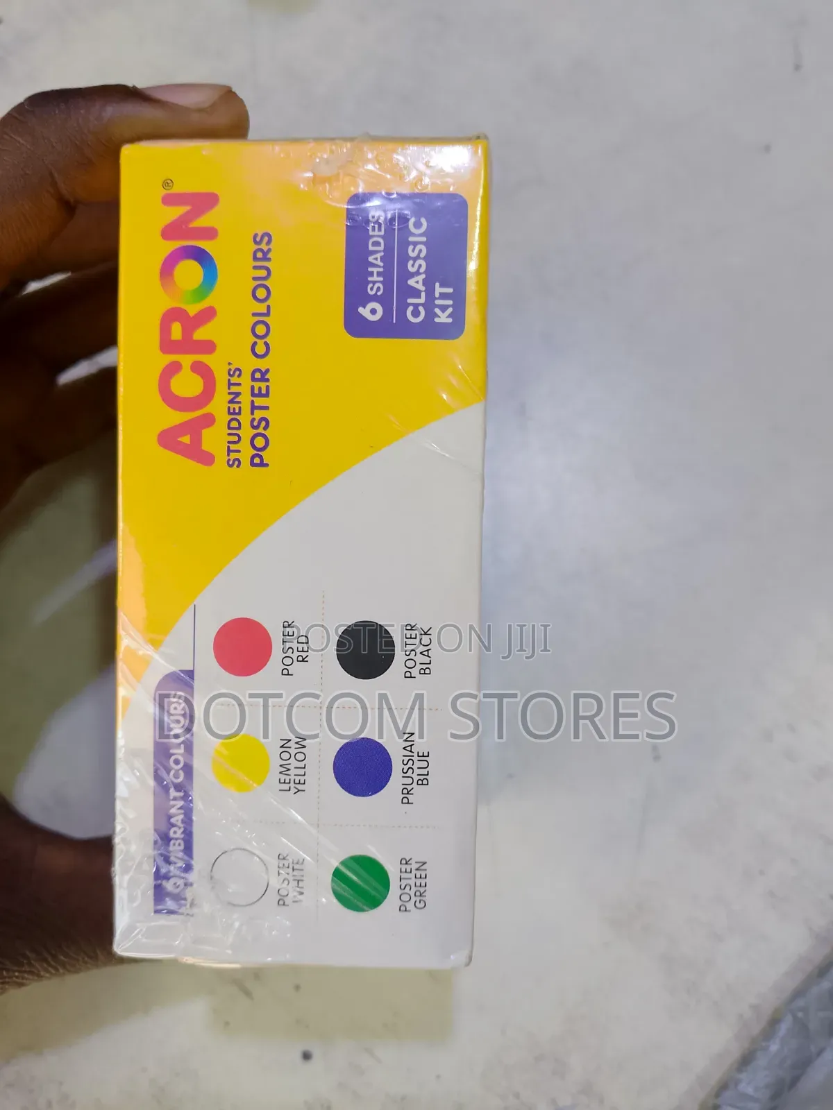 6pcs Set of Acron Poster Colors