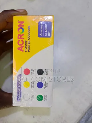 6pcs Set of Acron Poster Colors