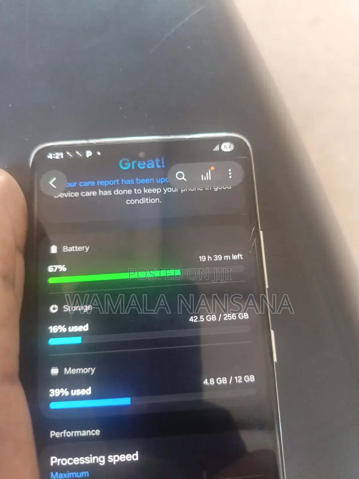 Samsung Galaxy S21 5G 256 GB Silver
