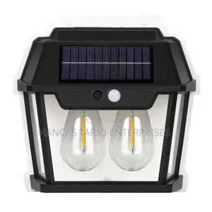 Solar-Powered Motion-Sensor Wall Light
