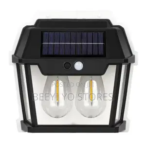 Solar-Powered Motion-Sensor Wall Light