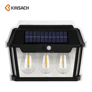 Triple-Filament Solar Wall Light