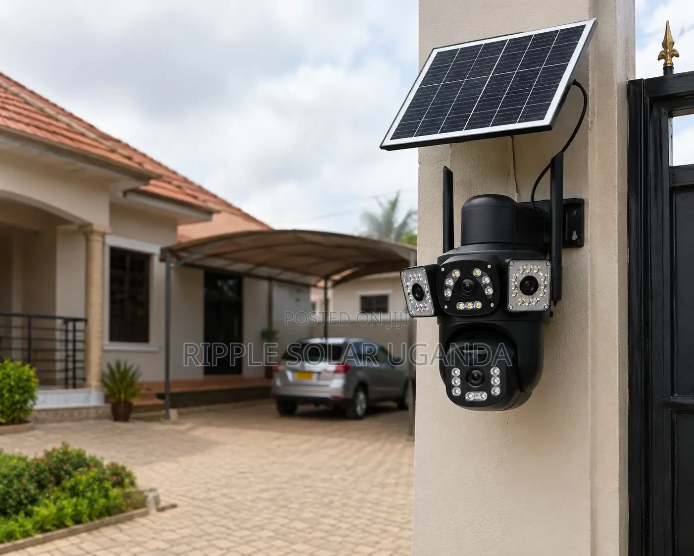 4G Solar CCTV Camera With Panel Outdoor Wireless Security