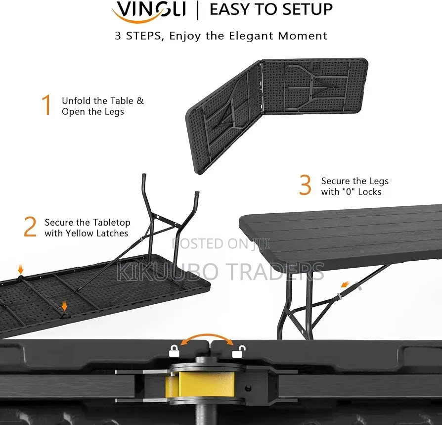 Plastic Folding Table Portable Long Table