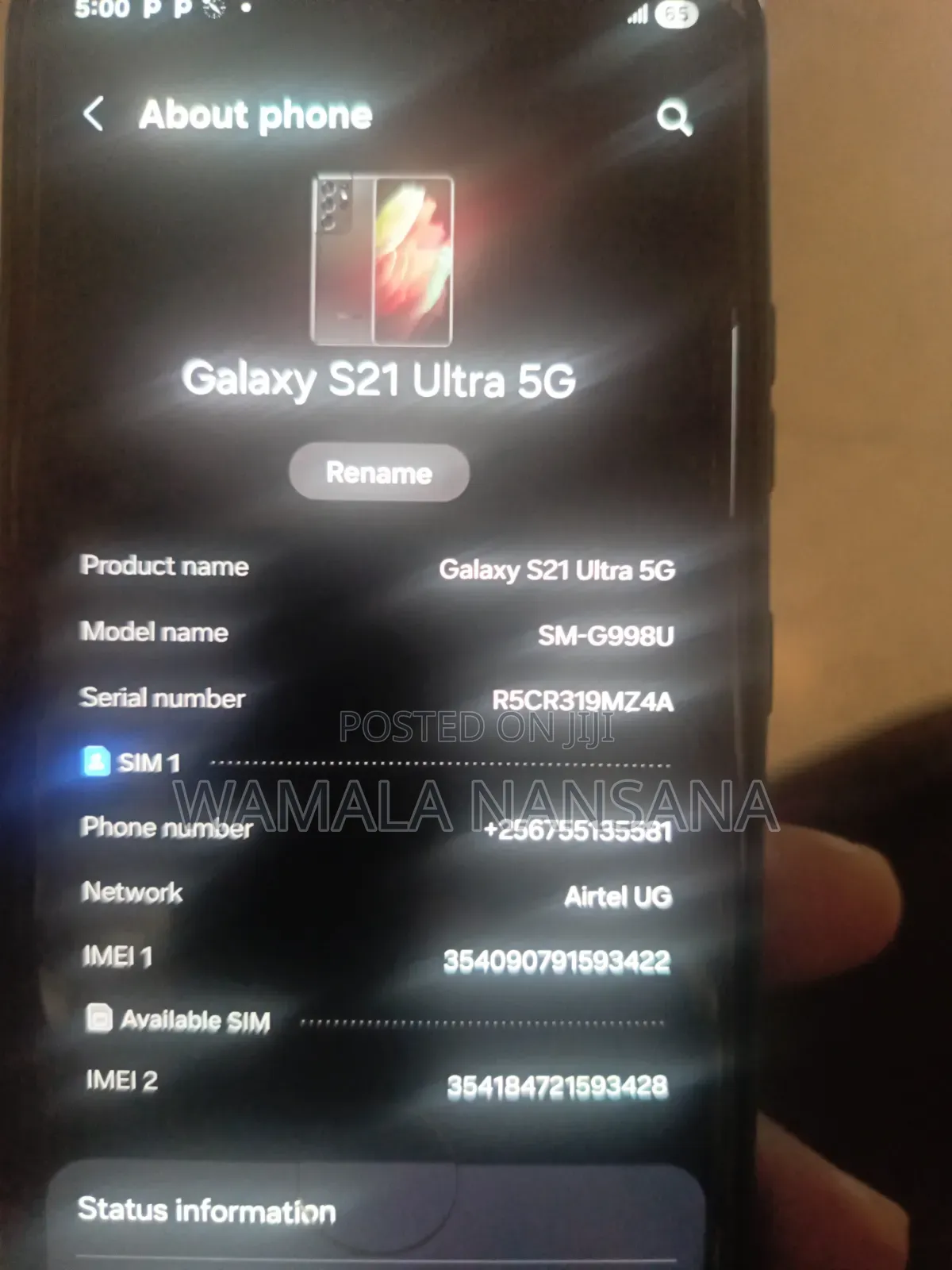 Samsung Galaxy S21 5G 256 GB Silver