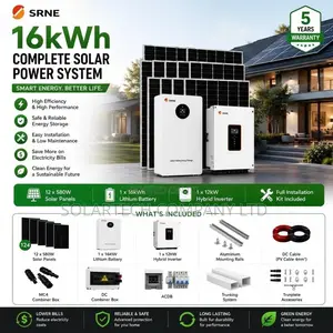 SRNE Premium 16kWh Home Solar Package With 580W Mono Panels
