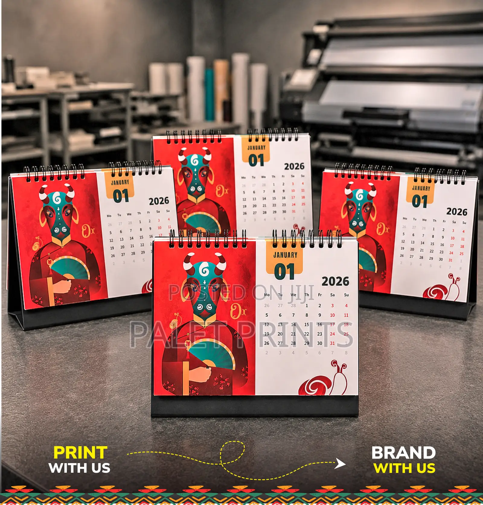Printed Table Calendars