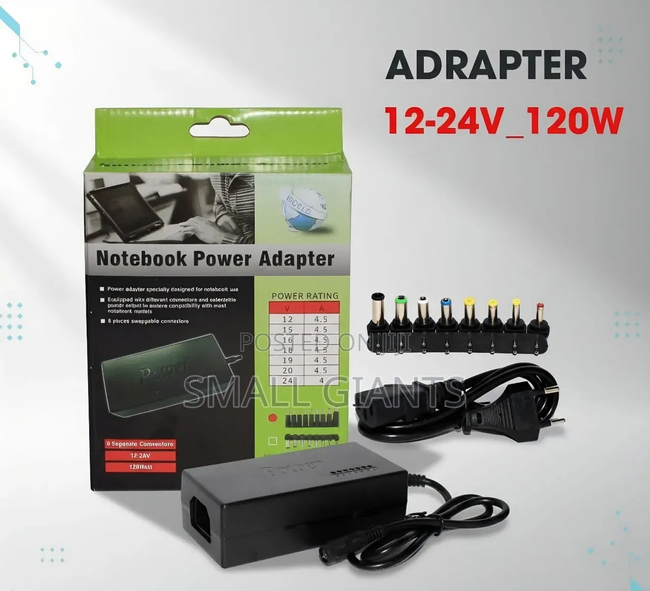 MY-120W Universal Power Adapter