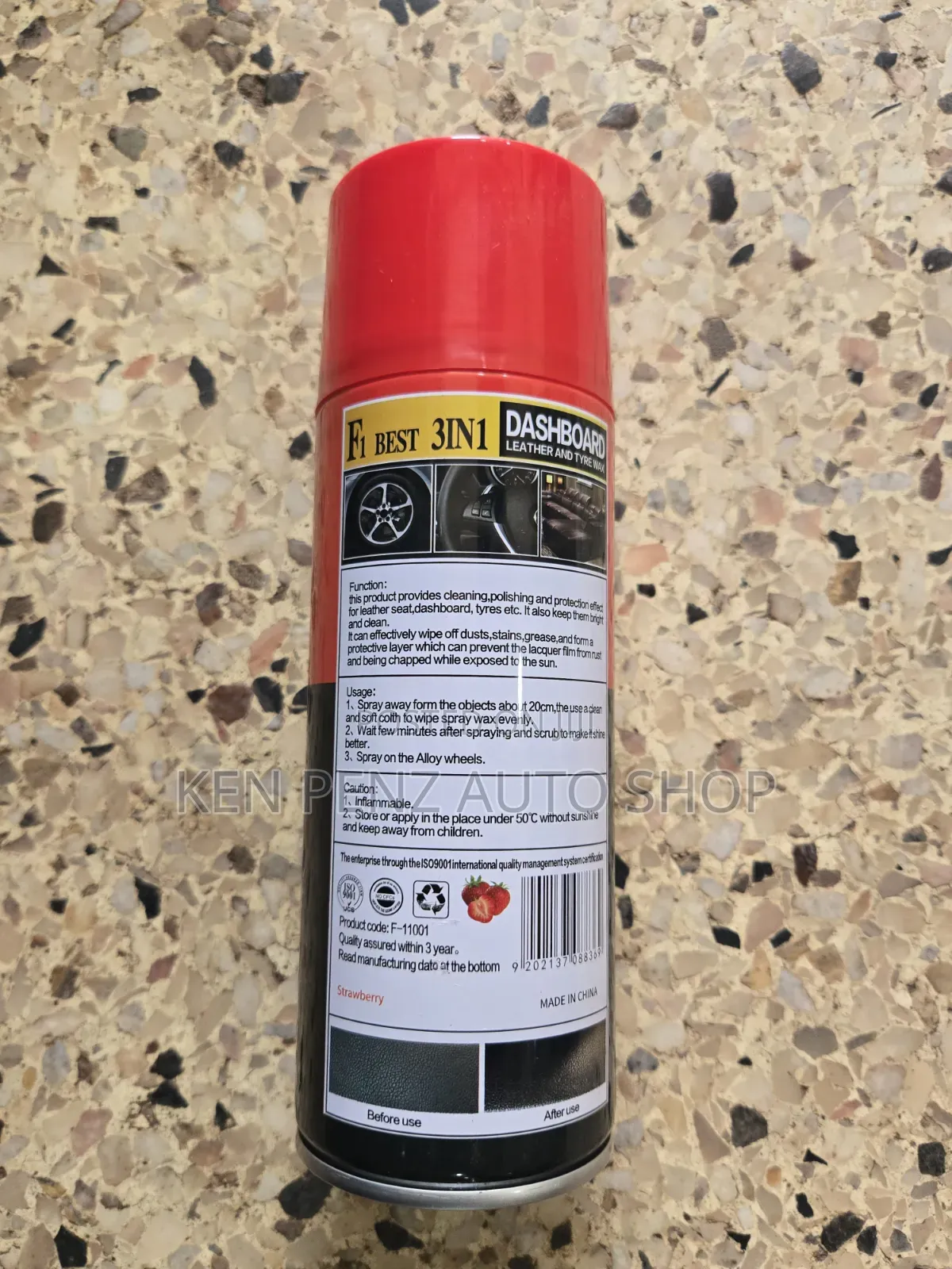 3- In- 1 Fresca Dashboard, Leather and Tyre Shine Spray