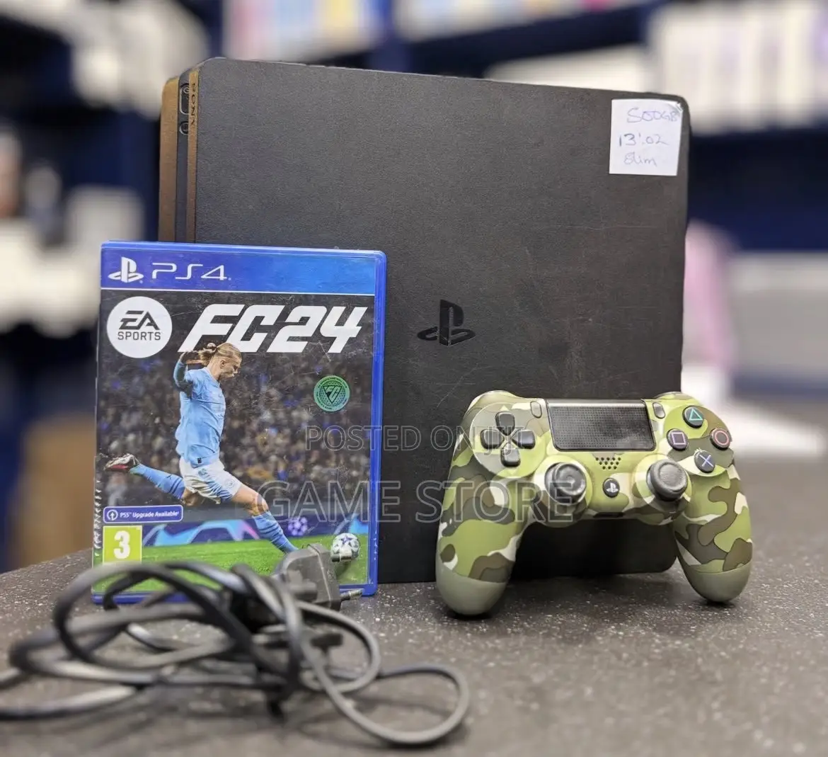 PS4 Slim With 12 Games, 2pads. Forget the Hustle, Be a Champ G.