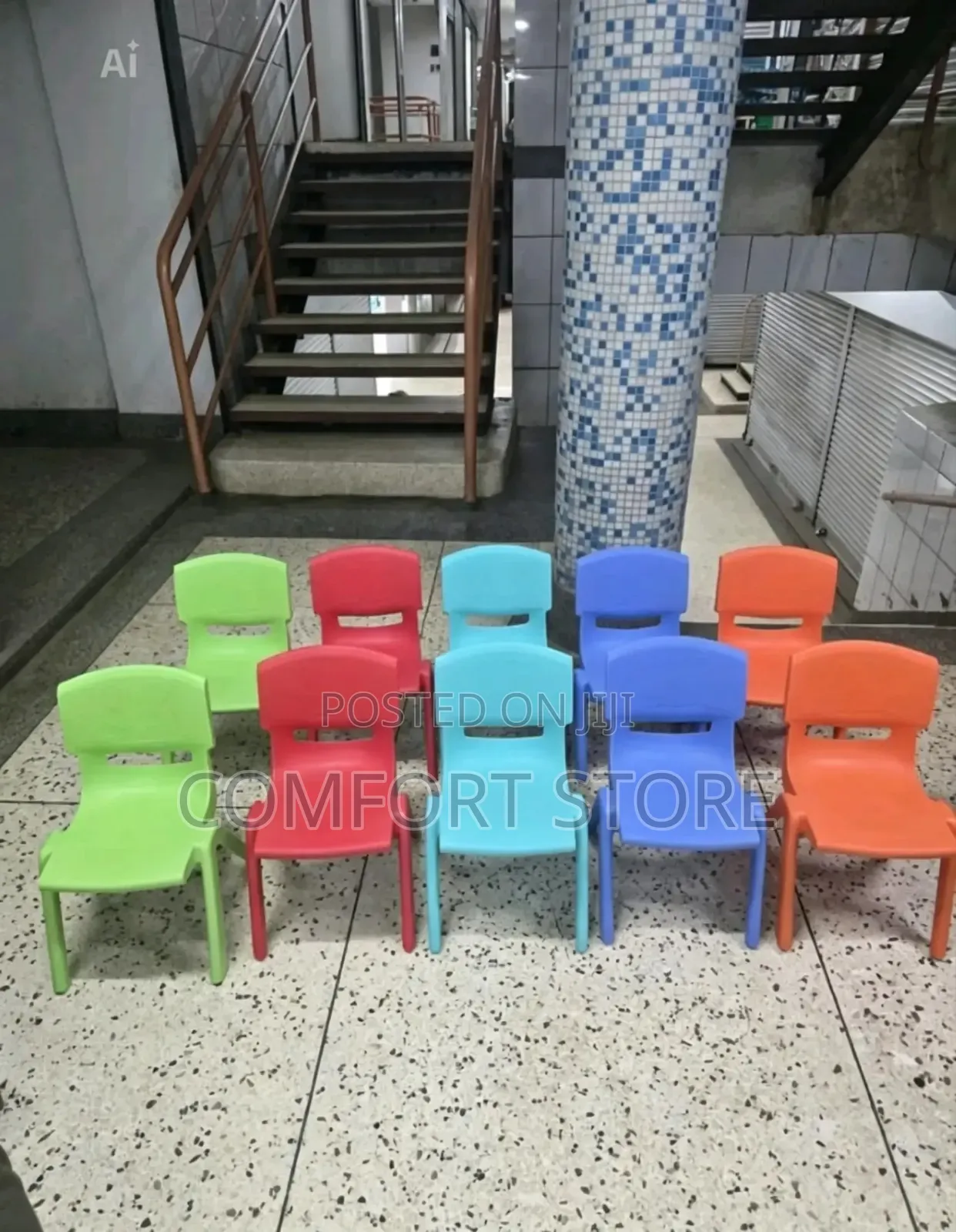 Arranged Baby Class Chairs /Kindergarten Plastic Baby Chairs