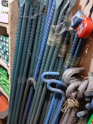 Construction Reinforcement Steel Bars (Rebar) or Industrial Crowbars.