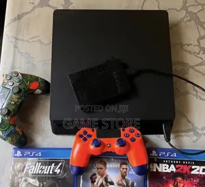 PS4 Slim With 12 Games, 2pads. Forget the Heat, Stay Indoors G.