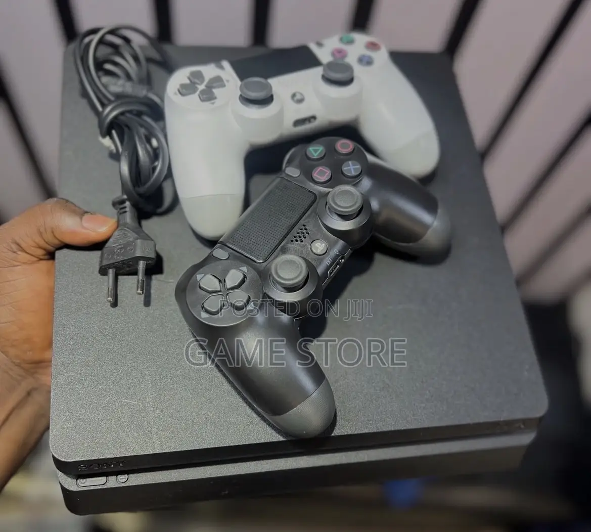PS4 Slim With 12 Games, 2pads. Win Games, Avoid Local Rumors.