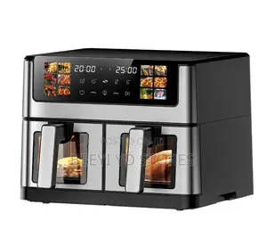 Hoffmans Dual Basket Air Fryer (Model: HM-802).