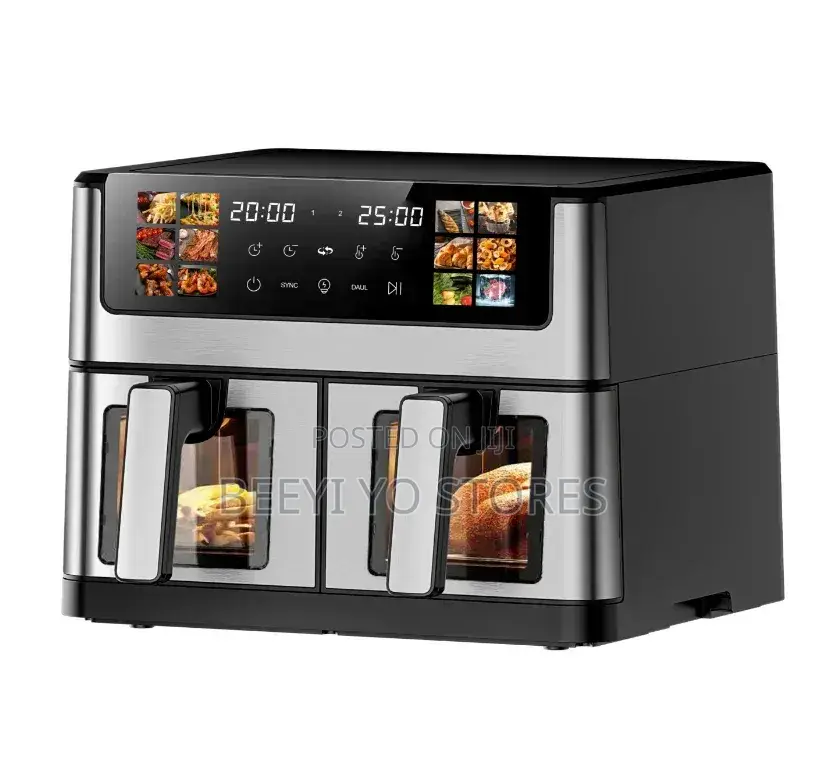 Hoffmans Dual Basket Air Fryer (Model: HM-802).