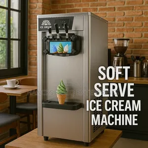 Commercial Soft-Serve Ice Cream Machine.