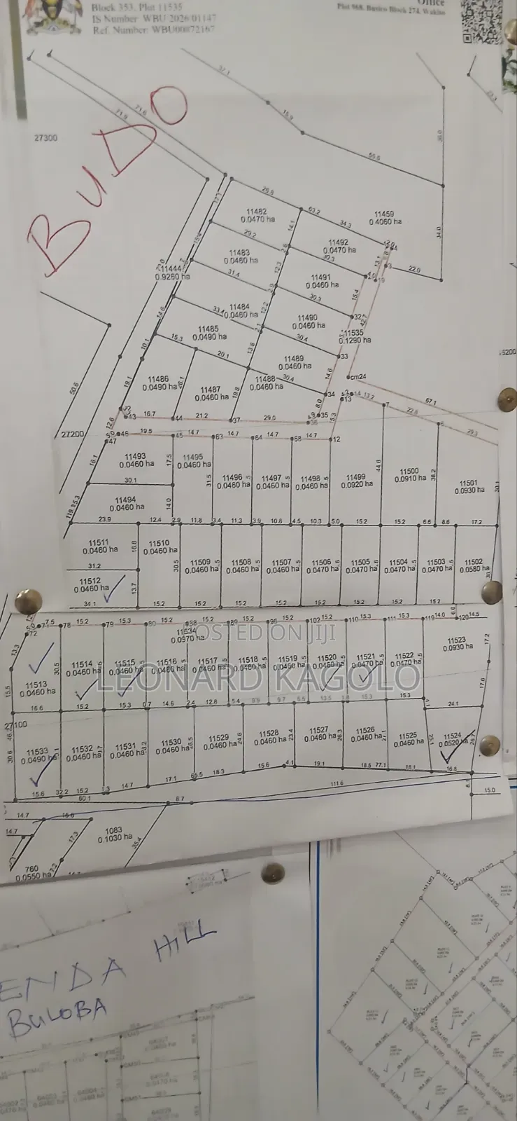 Several Plots on Sale at Buddo