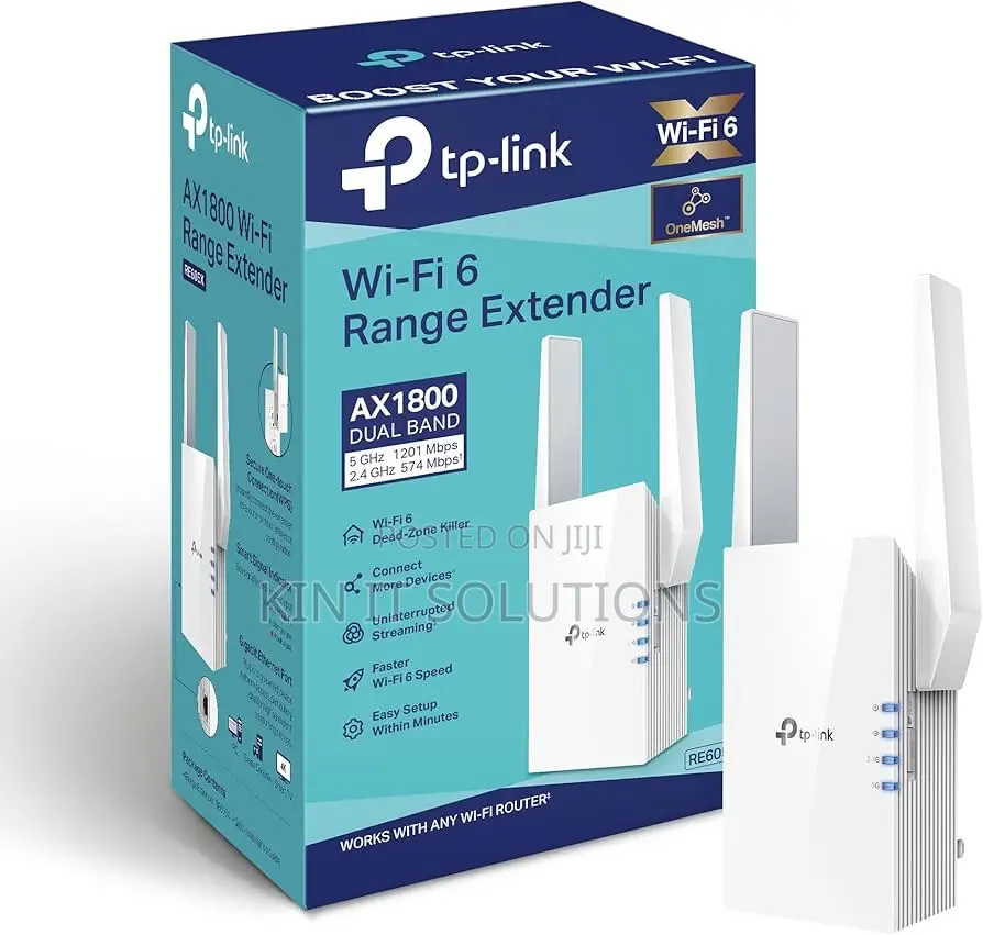 TP-Link AX1800 - Dual Band Wi-Fi Range Extension 6, High-Speed