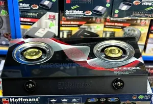 Hoffmans 2-Burner Tempered Glass Gas Stove