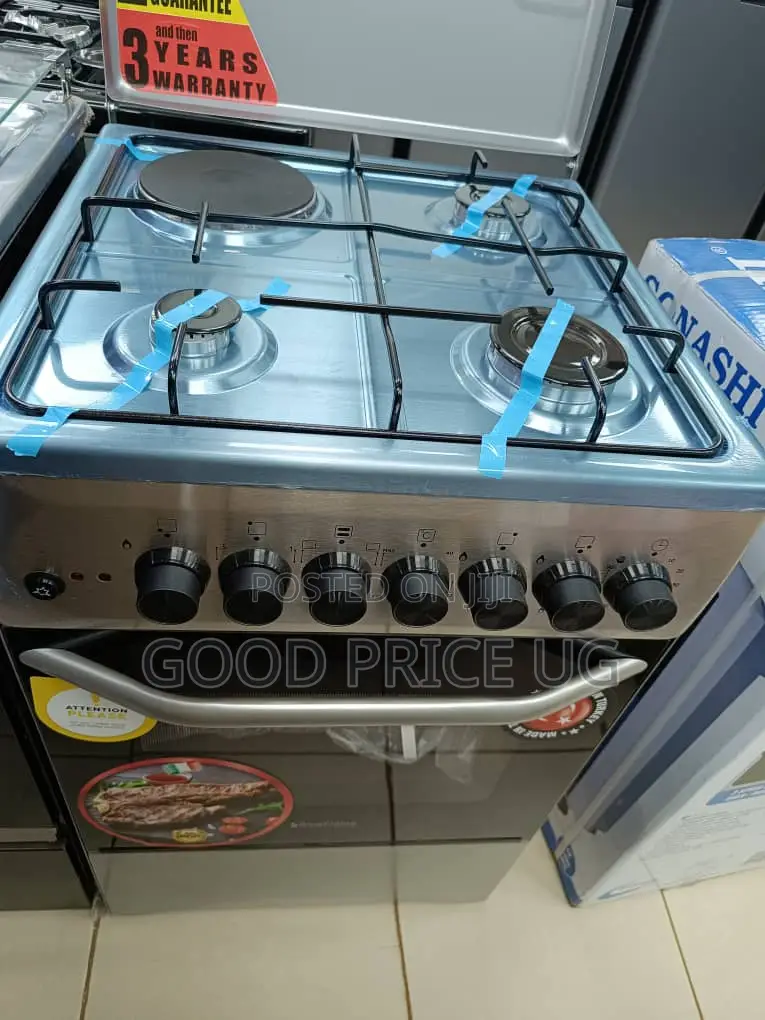 Freestanding Dual-Fuel Hybrid Kitchen Cooker,