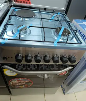 Freestanding Dual-Fuel Hybrid Kitchen Cooker,