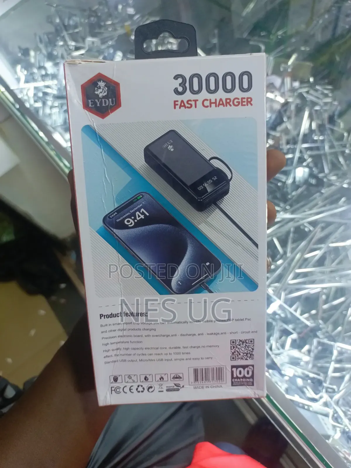 EYDU 30000 MAH Powerful Power Bank Fast Charging Power Bank