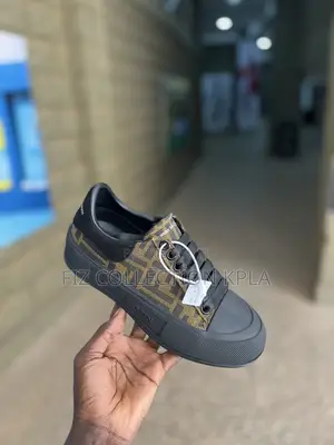 Original Alexander McQueen X Fendi Monogram Low-Top Casual Sneakers