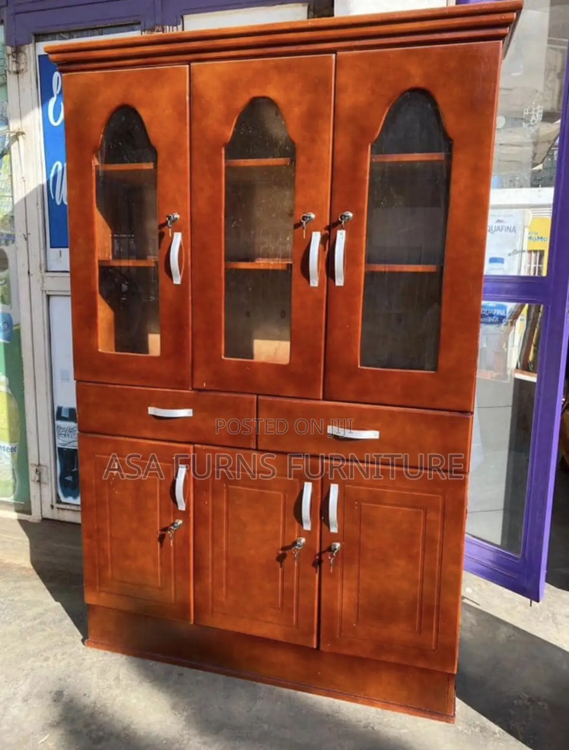 Side Board / Cupboard in Mahogany Color