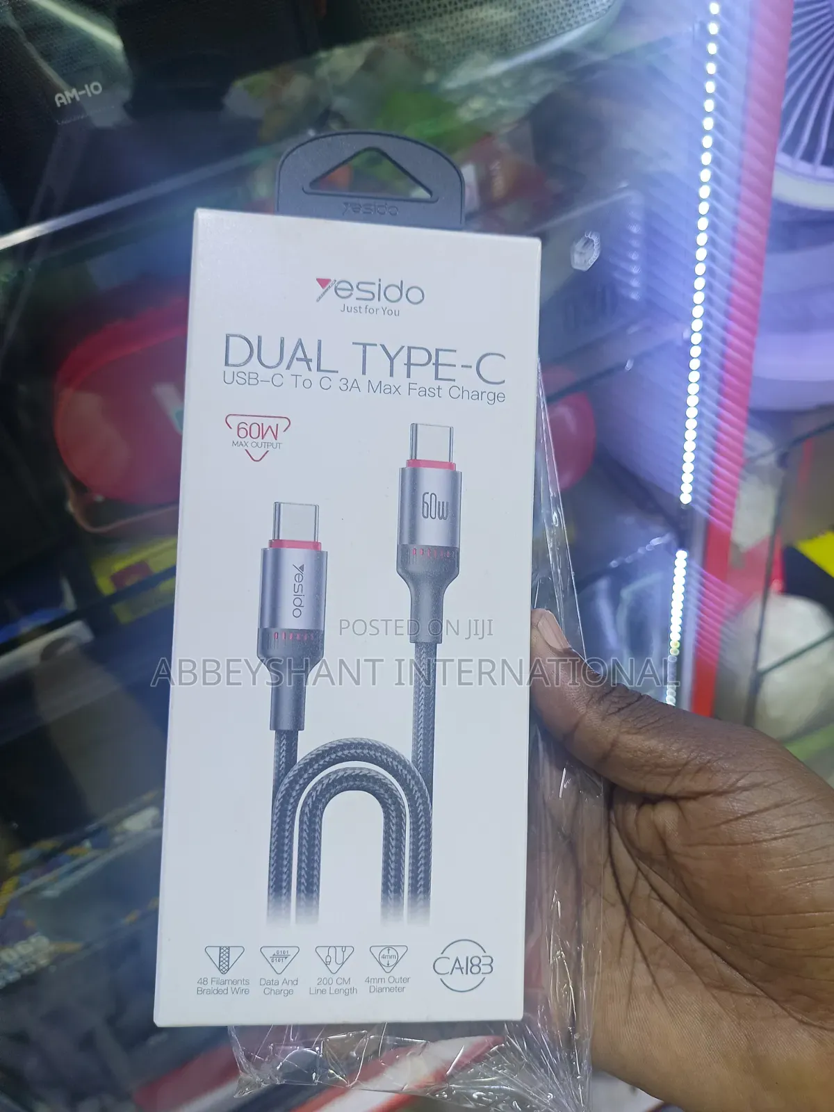 Type-C Fast Charging Cable/Type C to C