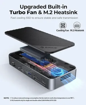 ORICO 10-in-1 USB-C Docking Station/M.2 SSD Enclosure, M.2 NVMe