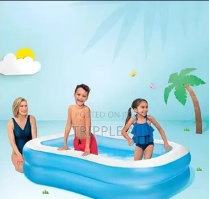 Rectangle Intex Swim Center Family Swimming Pool