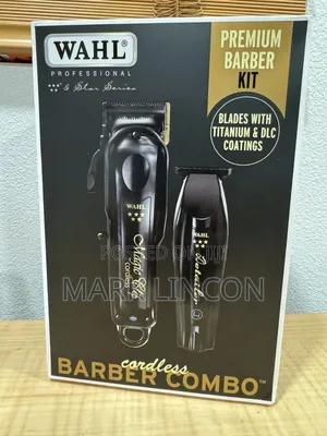 2pc Wahl Professional 5-Star Cordless Barber Combo - Black Gold
