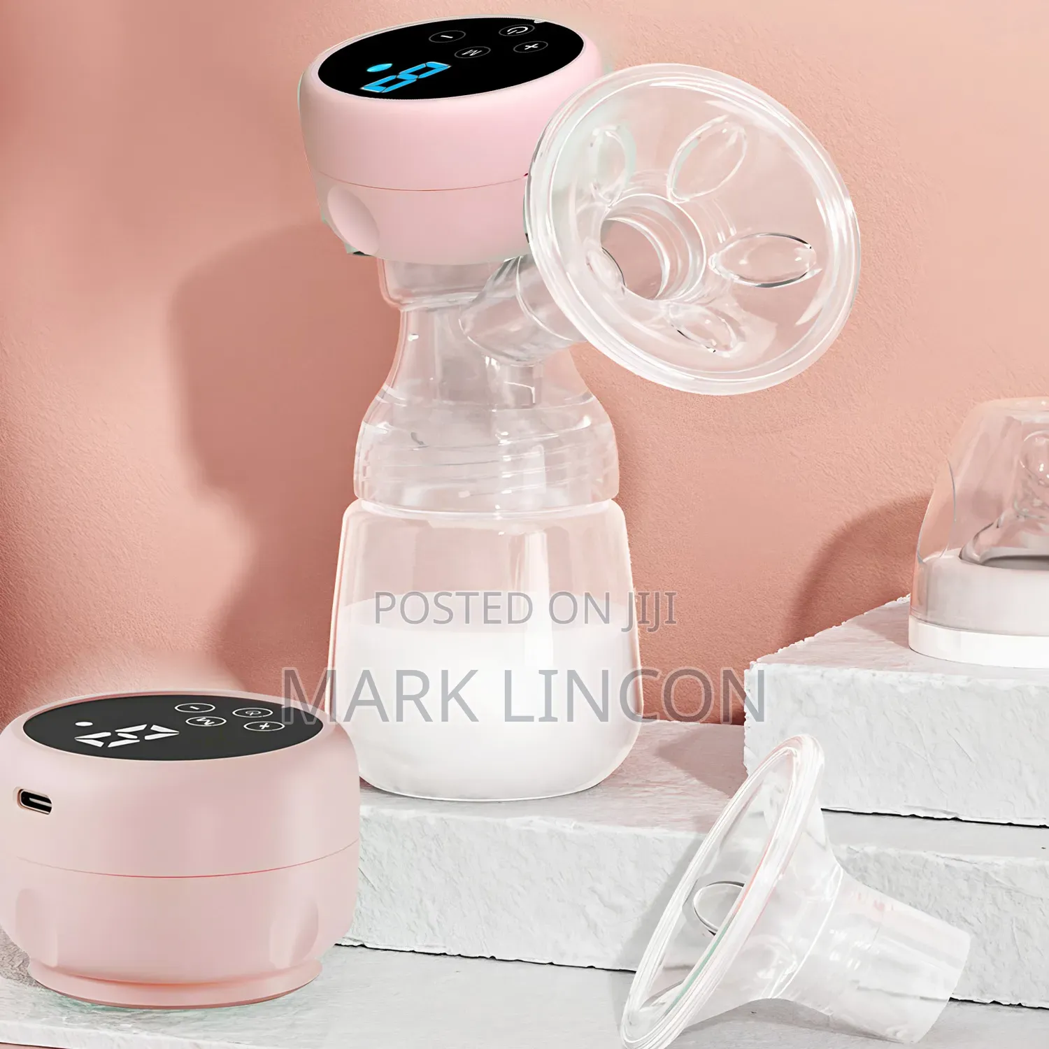Portable Electric Breast Pump With 4 Modes Smart LED Display