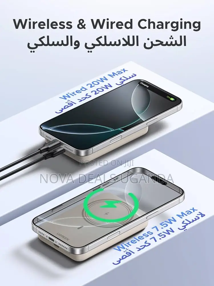 UGREEN Magsafe Power Bank 10000mAh, Wireless Portable 20W Charger ,