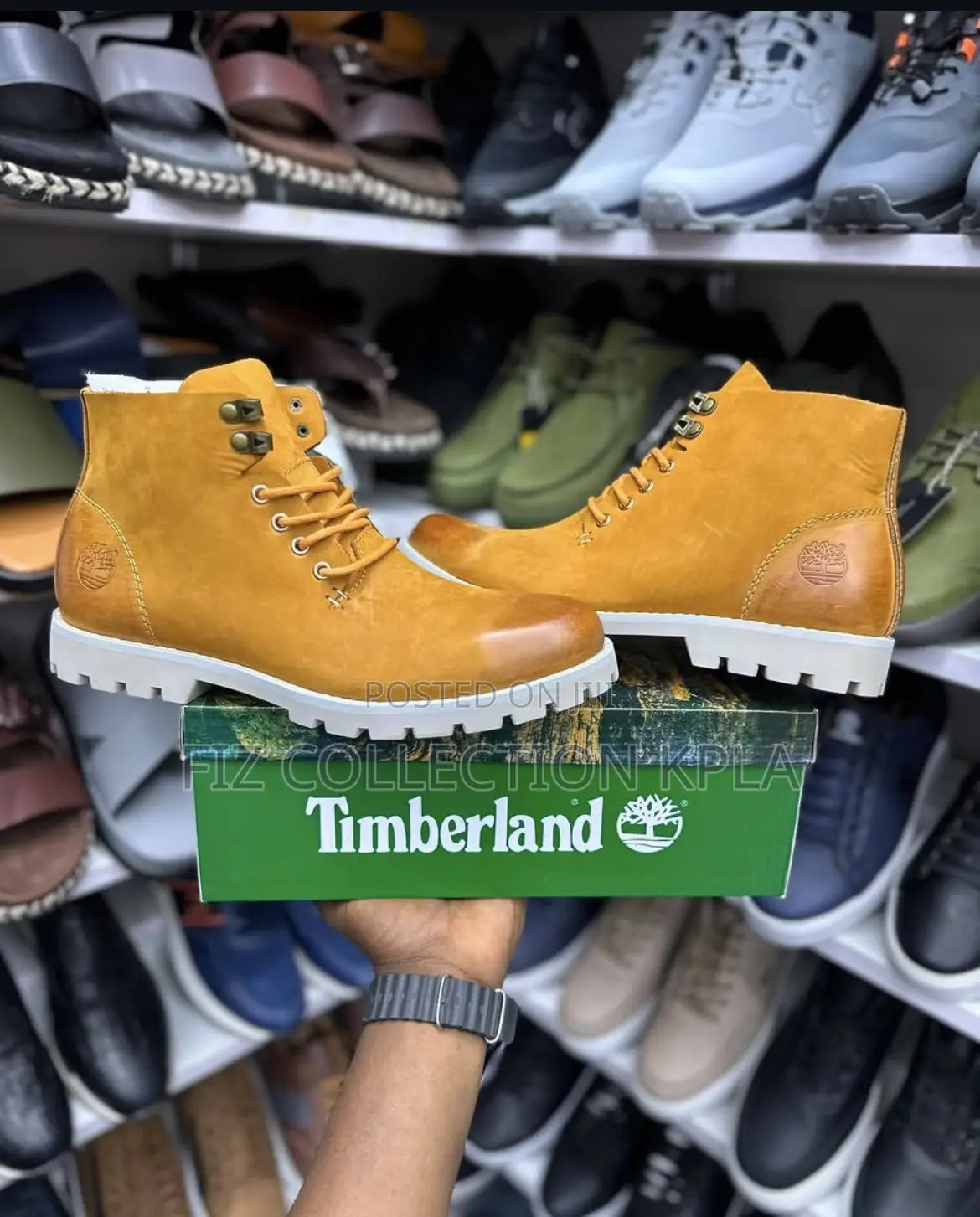Original Timberland Premium Yellow Casual Boots White Lug Sole