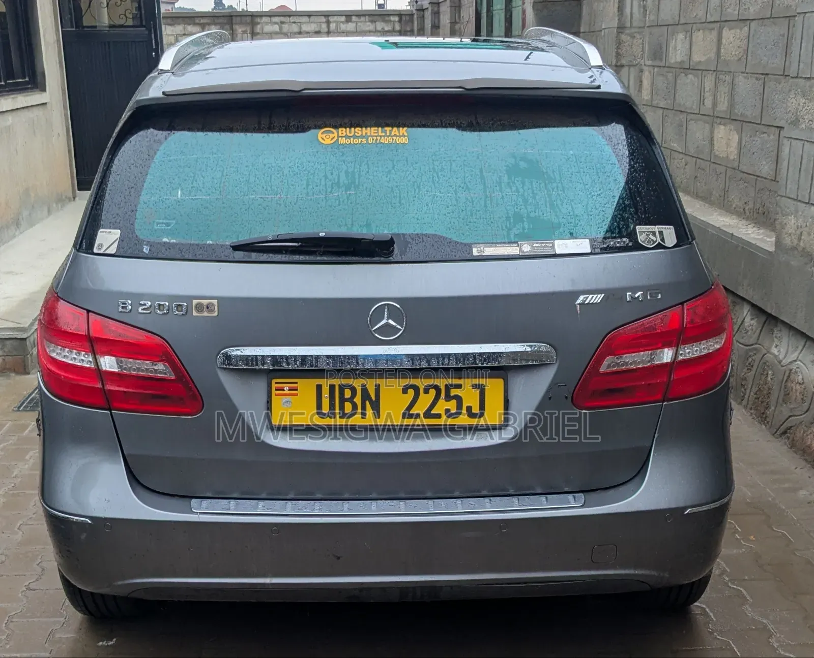Mercedes-Benz B-Class 2016 Gray