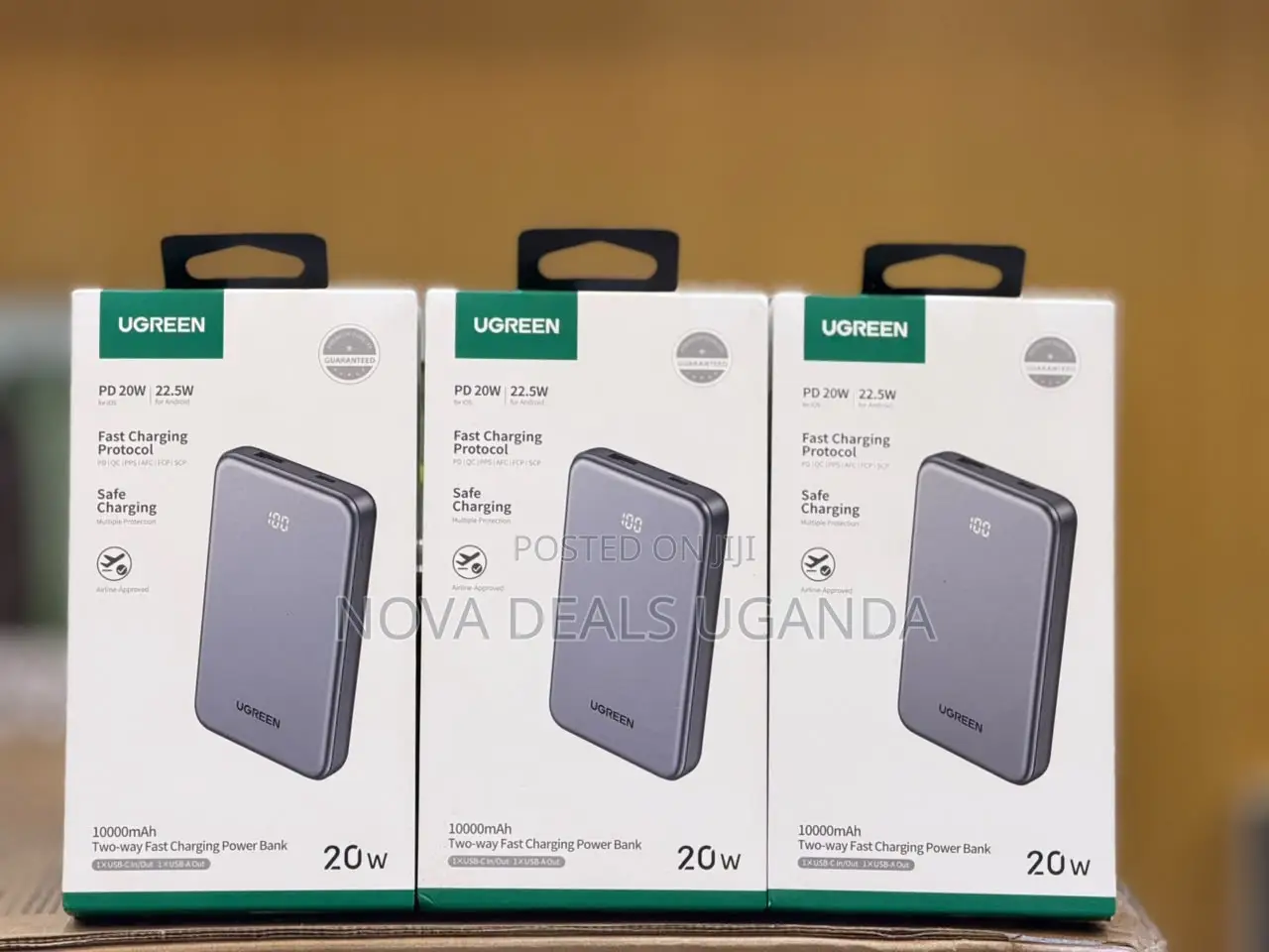 Ugreen 10000mah 20W Zapix Series Two-Way Fast Charging Power Bank