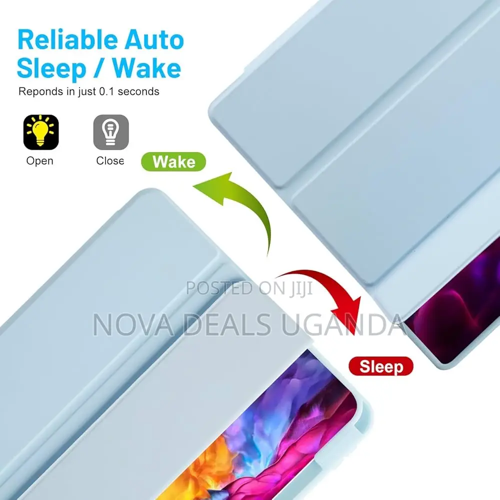 Smart Foldable Case With Pen Slot for Apple iPad Pro 11