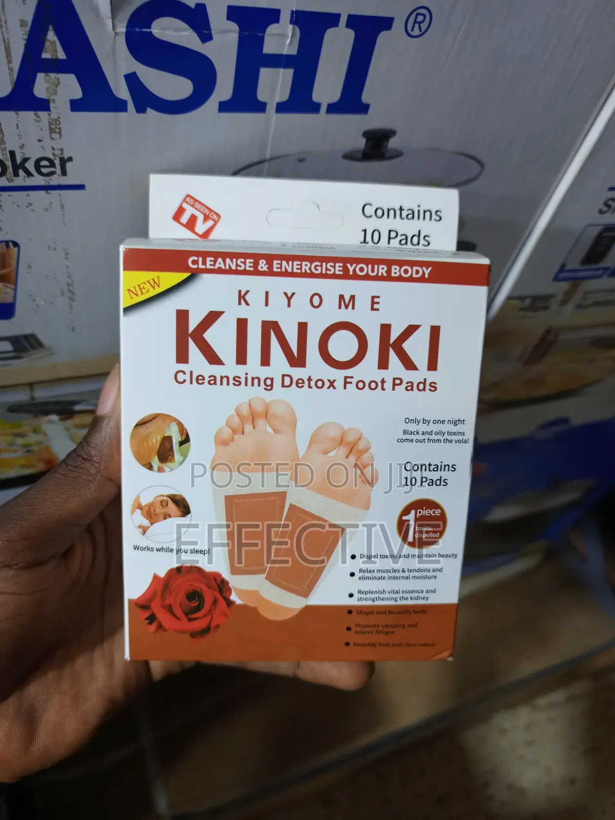 Kiyome Kinoki Cleansing Detox Foot Pads.
