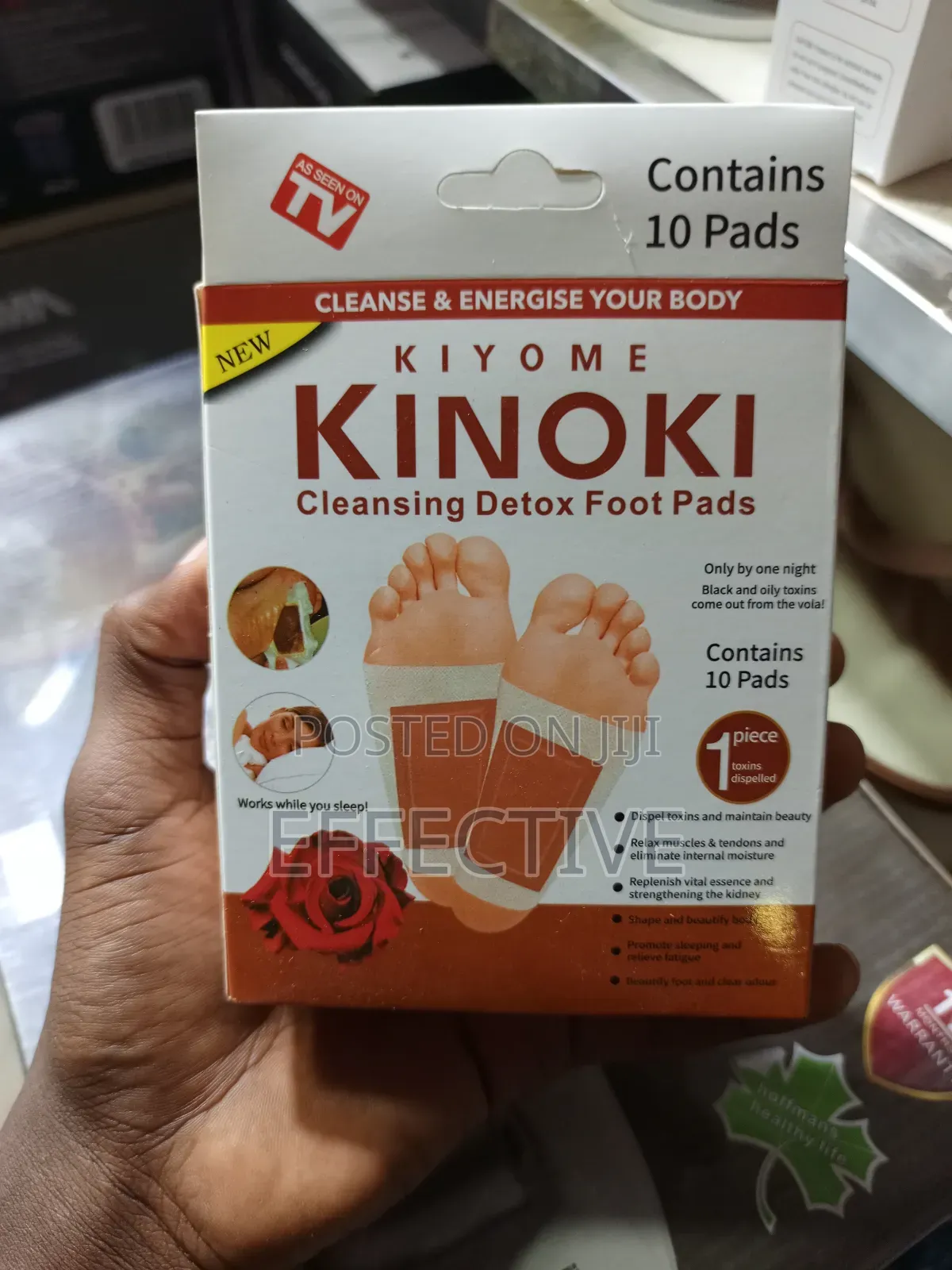 Kiyome Kinoki Cleansing Detox Foot Pads.
