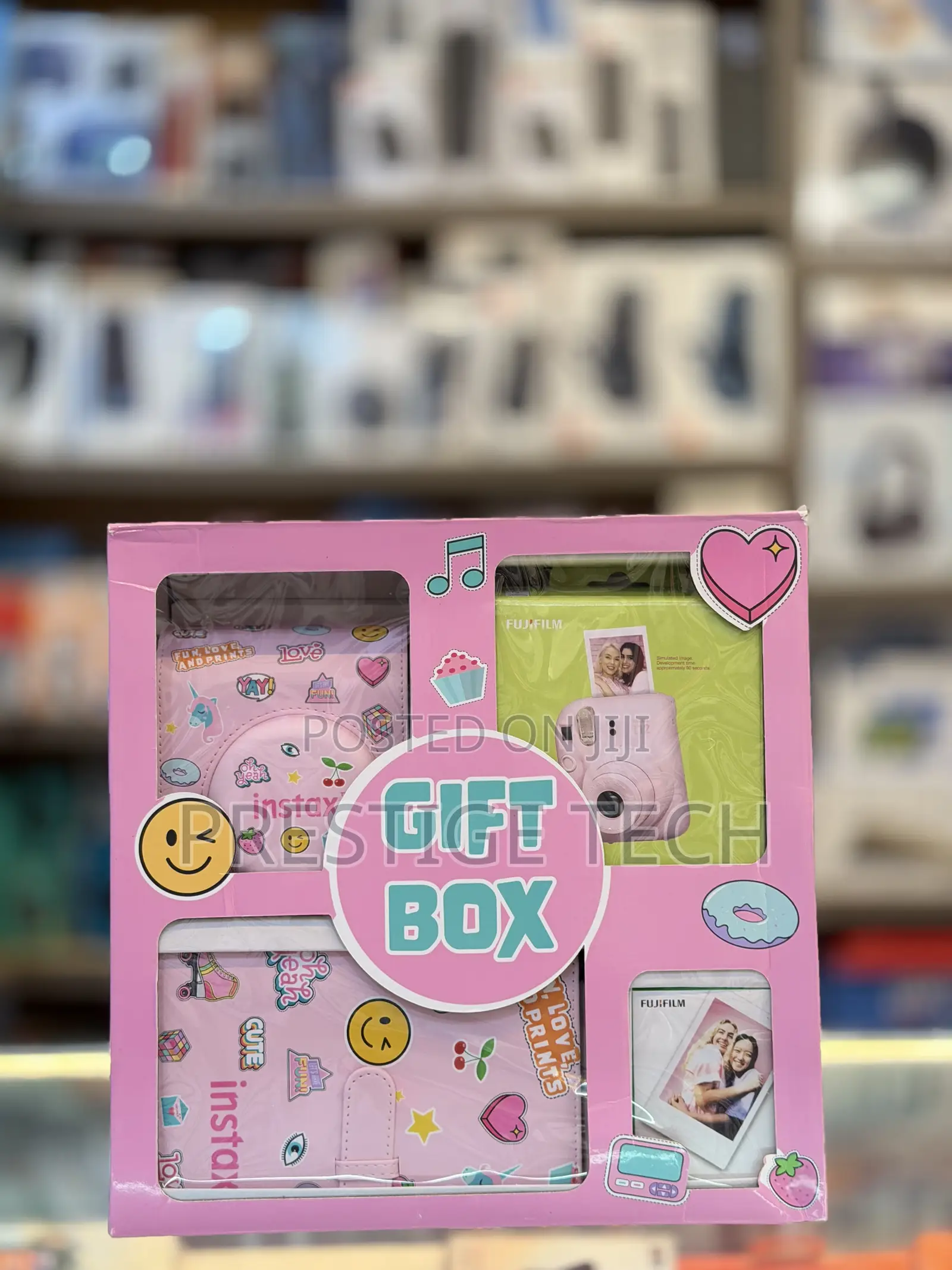 Fujifilm Instax Mini 12 Gift Box With Film, Protective Case, Album